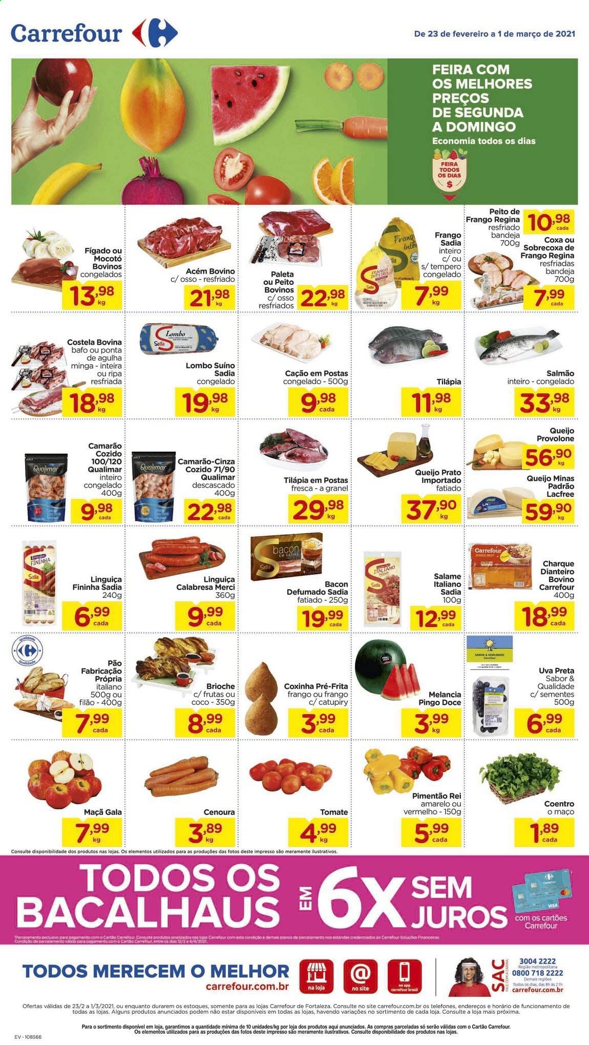 Folheto Carrefour Hiper - 23/02/2021 - 01/03/2021. Página 1