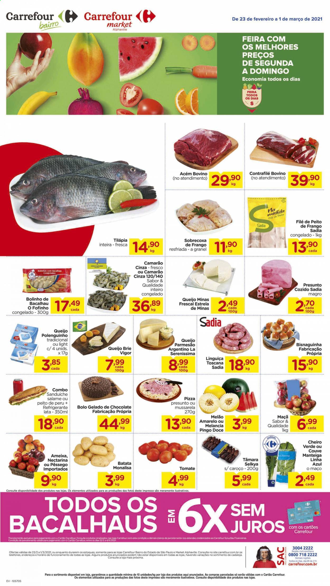 Folheto Carrefour - 23/02/2021 - 01/03/2021. Página 1