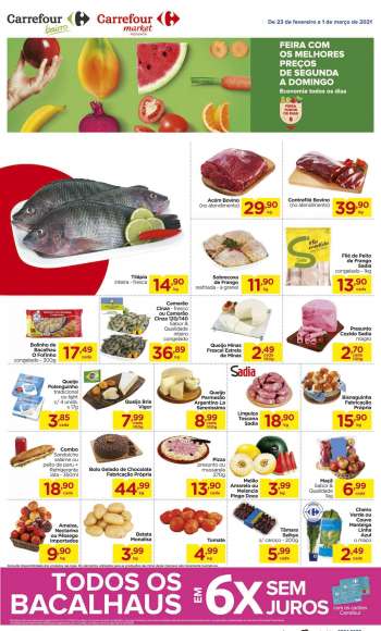 Folheto Carrefour - 23.02.2021 - 01.03.2021.