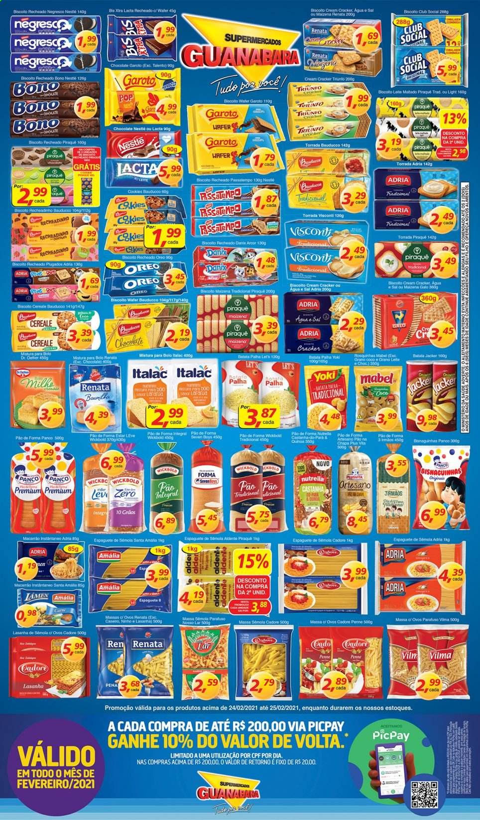 Folheto Supermercados Guanabara - 24/02/2021 - 25/02/2021. Página 4