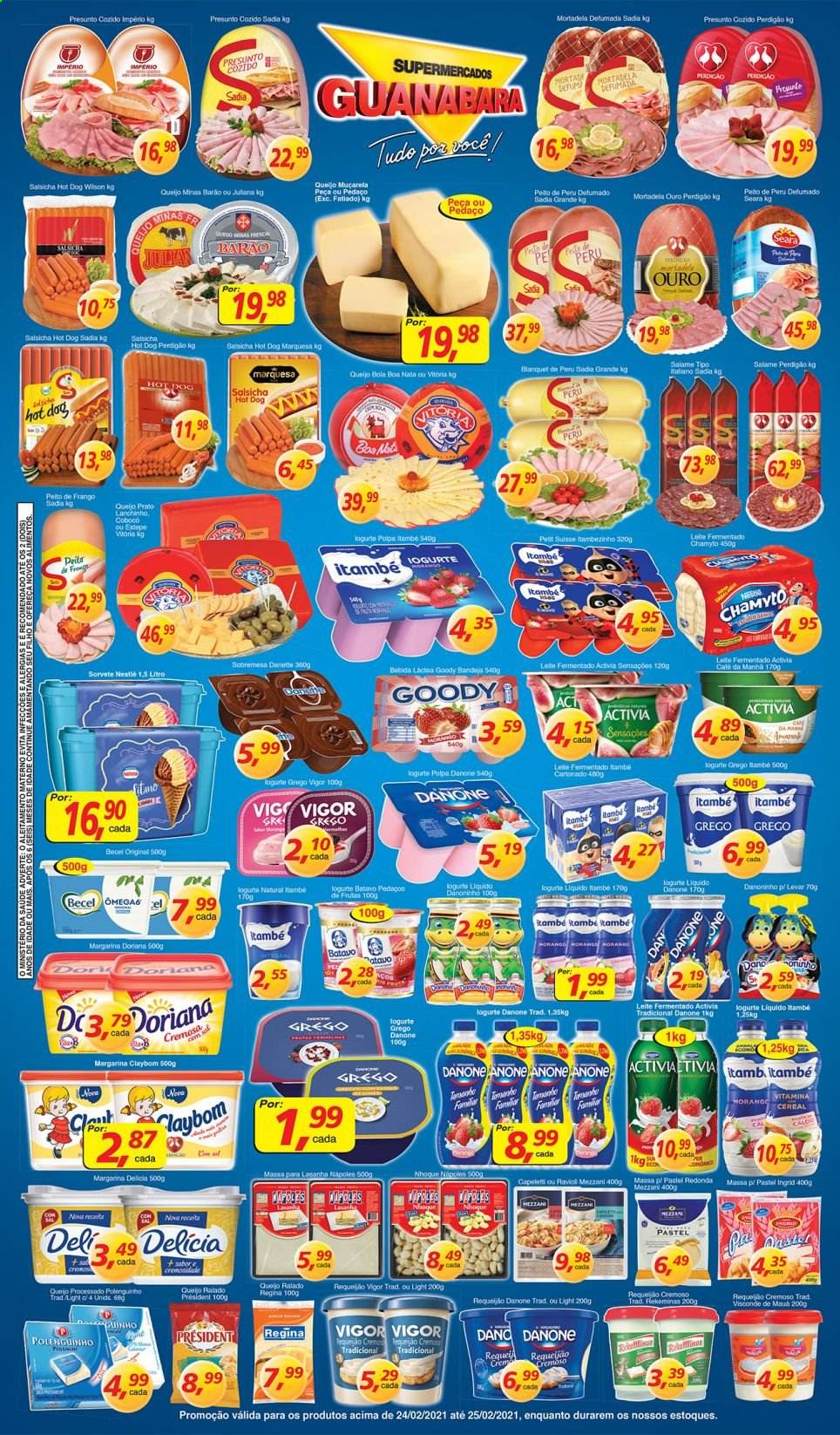 Folheto Supermercados Guanabara - 24/02/2021 - 25/02/2021. Página 8