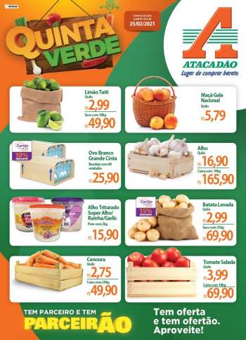 Folheto Atacadão - 25.02.2021 - 25.02.2021.