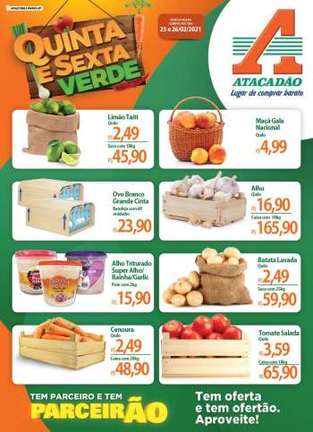 Folheto Atacadão - 25.02.2021 - 26.02.2021.