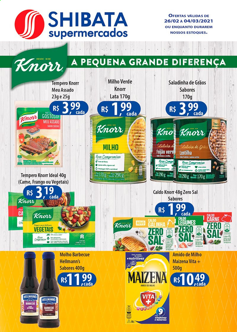 Folheto Shibata Supermercados - 26/02/2021 - 04/03/2021. Página 1