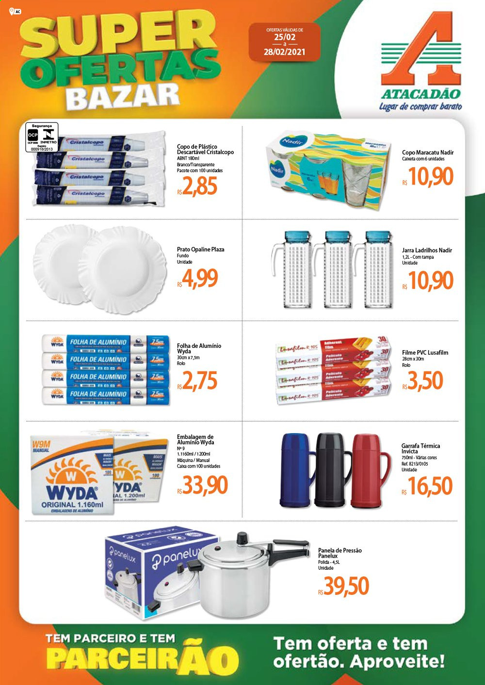 Folheto Atacadão - 25/02/2021 - 28/02/2021. Página 1