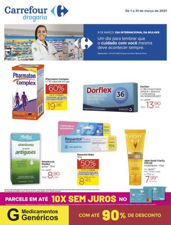Folheto Carrefour Drogaria - 01.03.2021 - 31.03.2021.