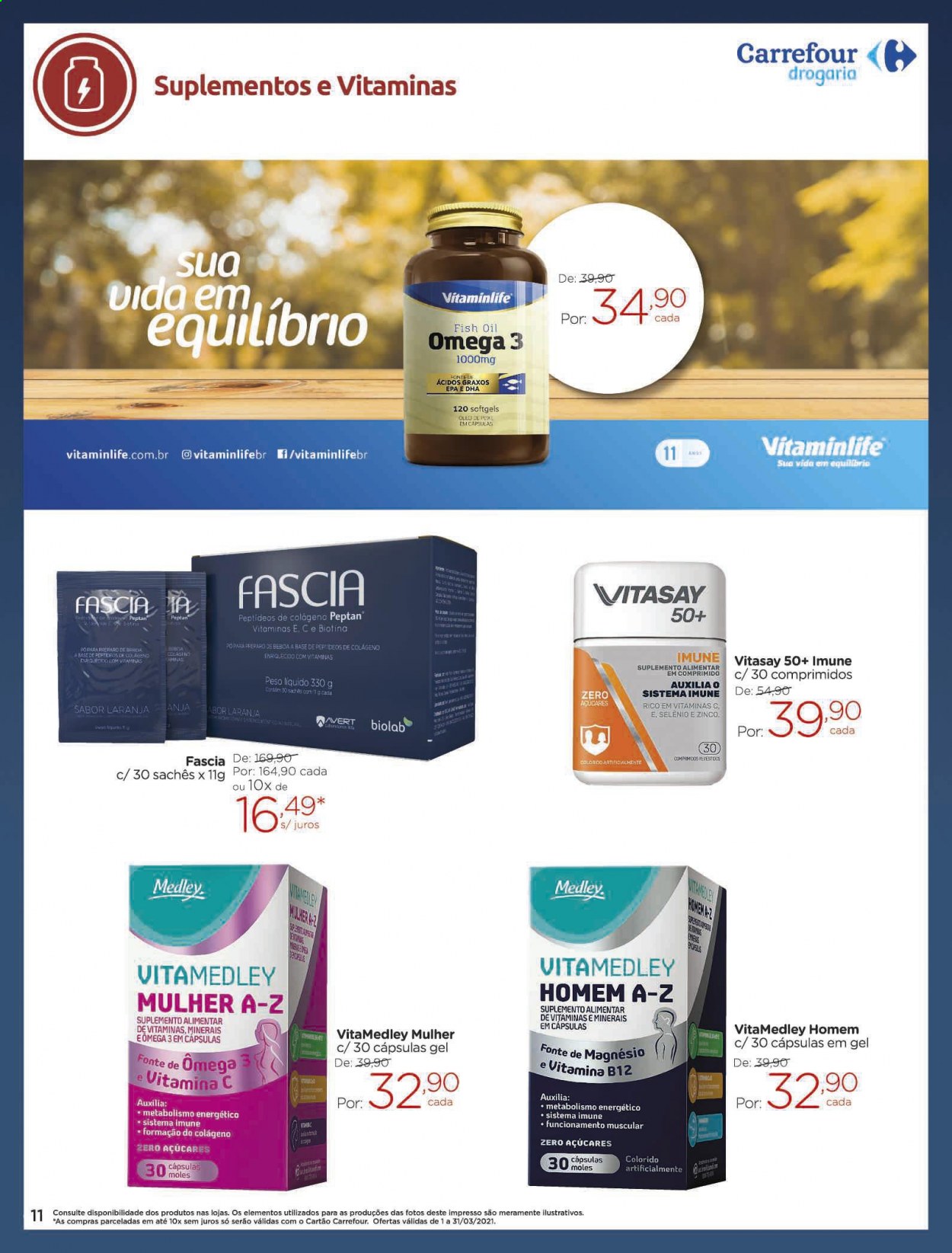 Folheto Carrefour Drogaria - 01/03/2021 - 31/03/2021. Página 11
