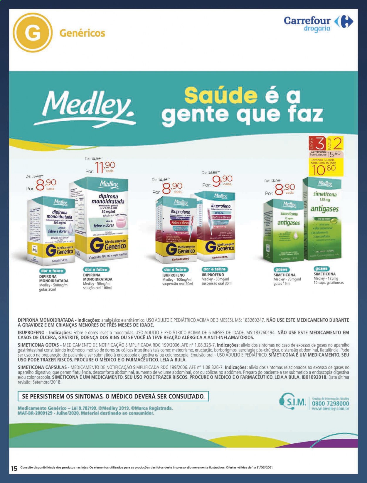 Folheto Carrefour Drogaria - 01/03/2021 - 31/03/2021. Página 15