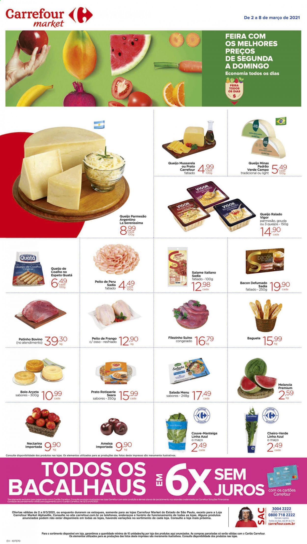 Folheto Carrefour Market - 02/03/2021 - 08/03/2021. Página 1