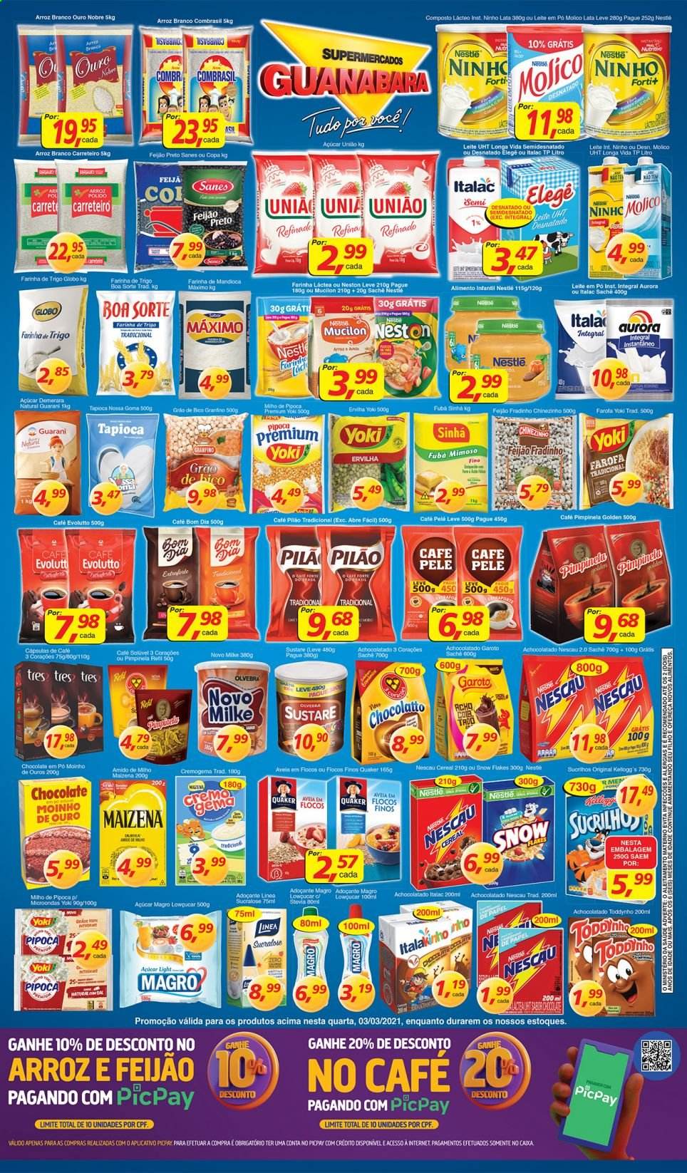Folheto Supermercados Guanabara - 03/03/2021 - 03/03/2021. Página 2