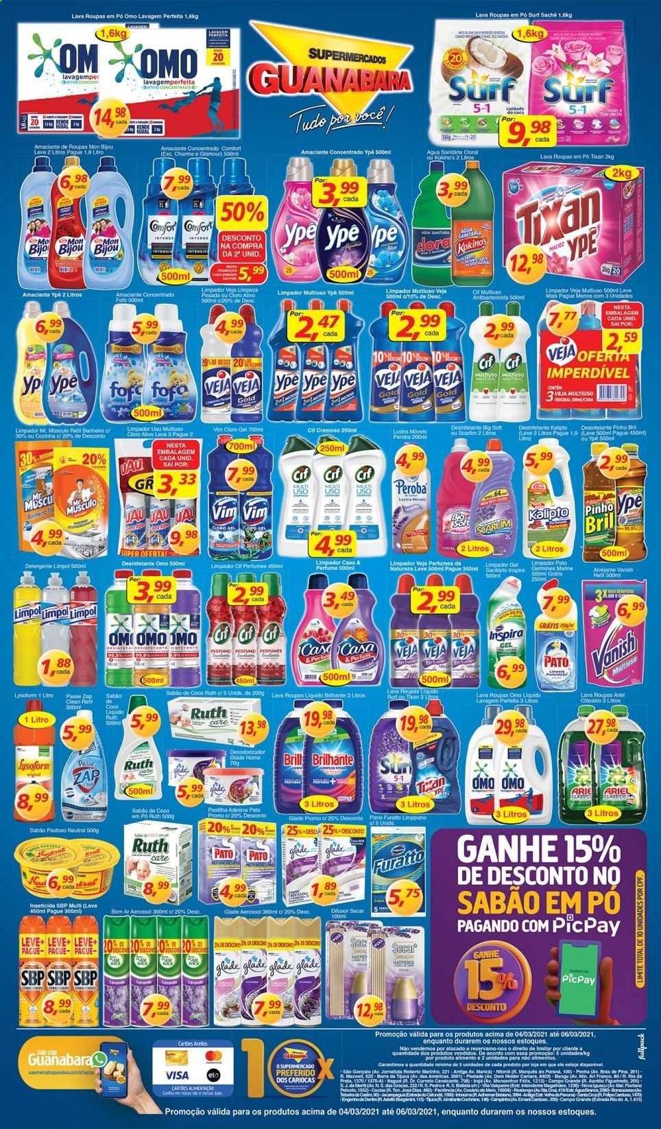 Folheto Supermercados Guanabara - 04/03/2021 - 06/03/2021. Página 11