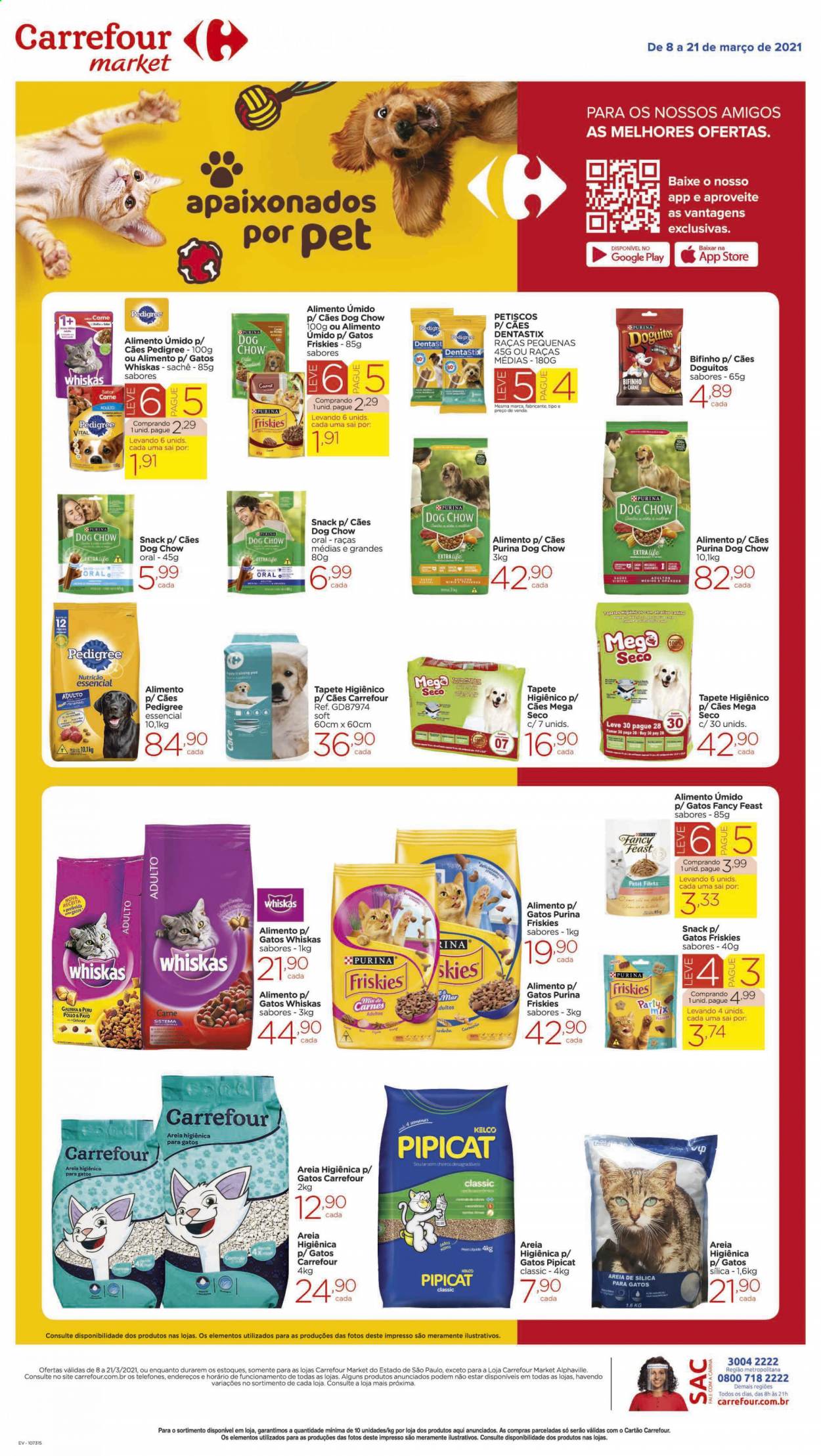 Folheto Carrefour Market - 08/03/2021 - 21/03/2021. Página 1