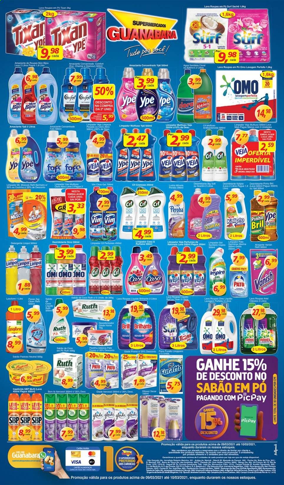 Folheto Supermercados Guanabara - 09/03/2021 - 10/03/2021. Página 11