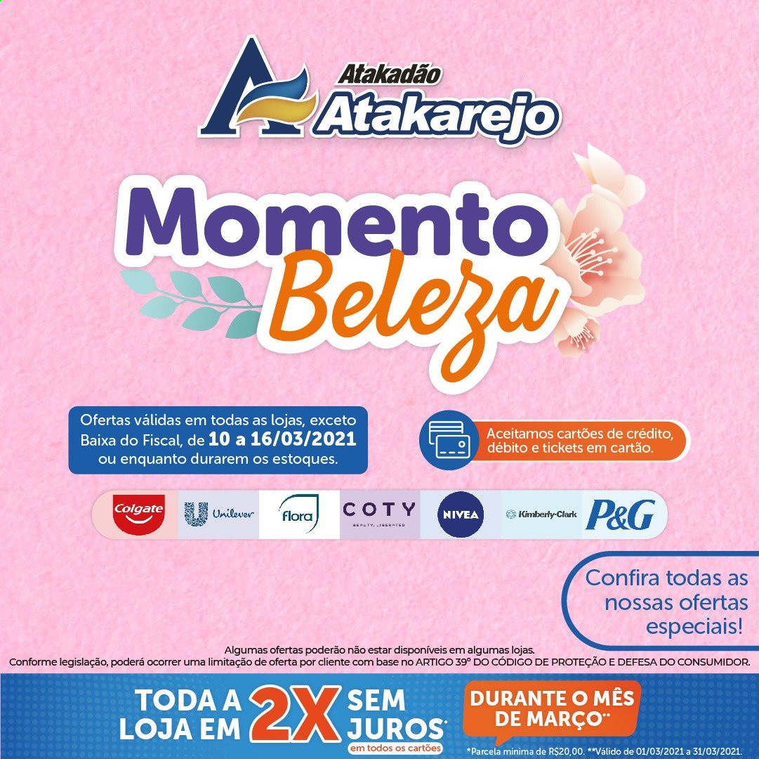 Folheto Atakadão Atakarejo - 10/03/2021 - 16/03/2021. Página 1
