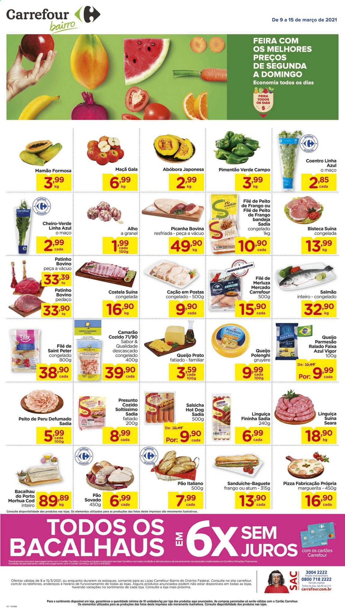Folheto Carrefour Bairro - 09/03/2021 - 15/03/2021. Página 1