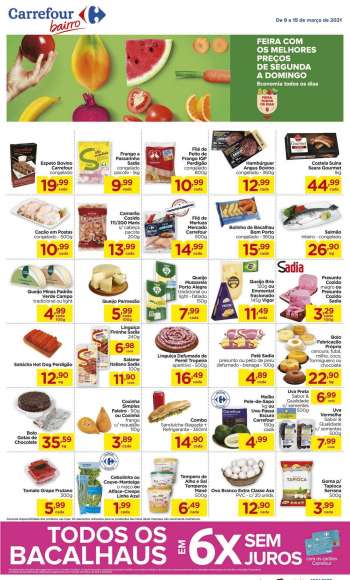 Folheto Carrefour Bairro - 09.03.2021 - 15.03.2021.