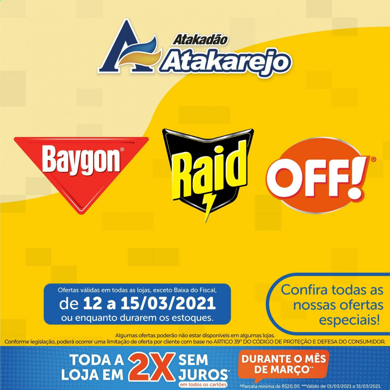 Folheto Atakadão Atakarejo - 12/03/2021 - 15/03/2021. Página 1