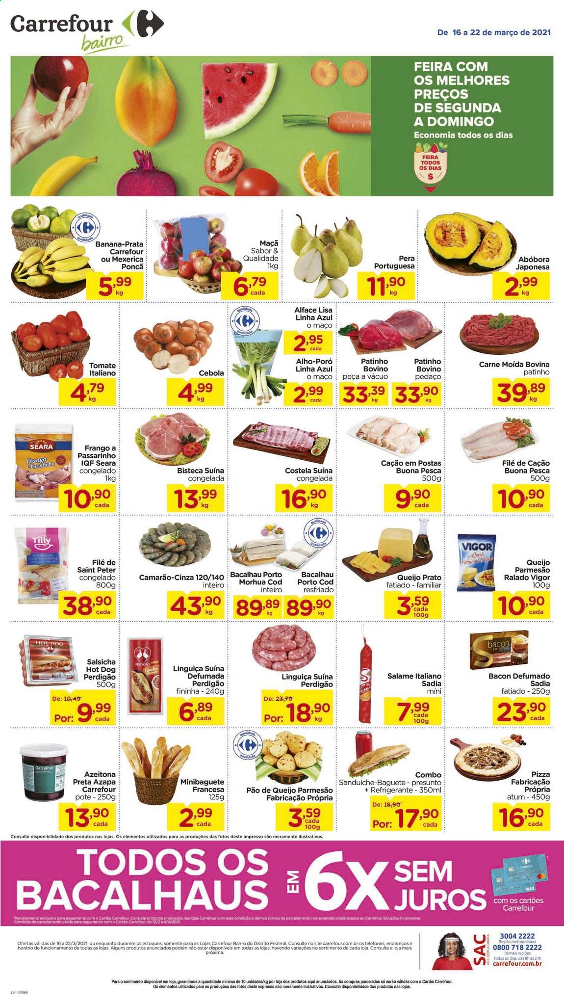 Folheto Carrefour Bairro - 16/03/2021 - 22/03/2021. Página 1