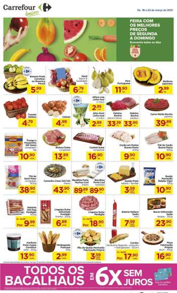 Folheto Carrefour Bairro - 16.03.2021 - 22.03.2021.