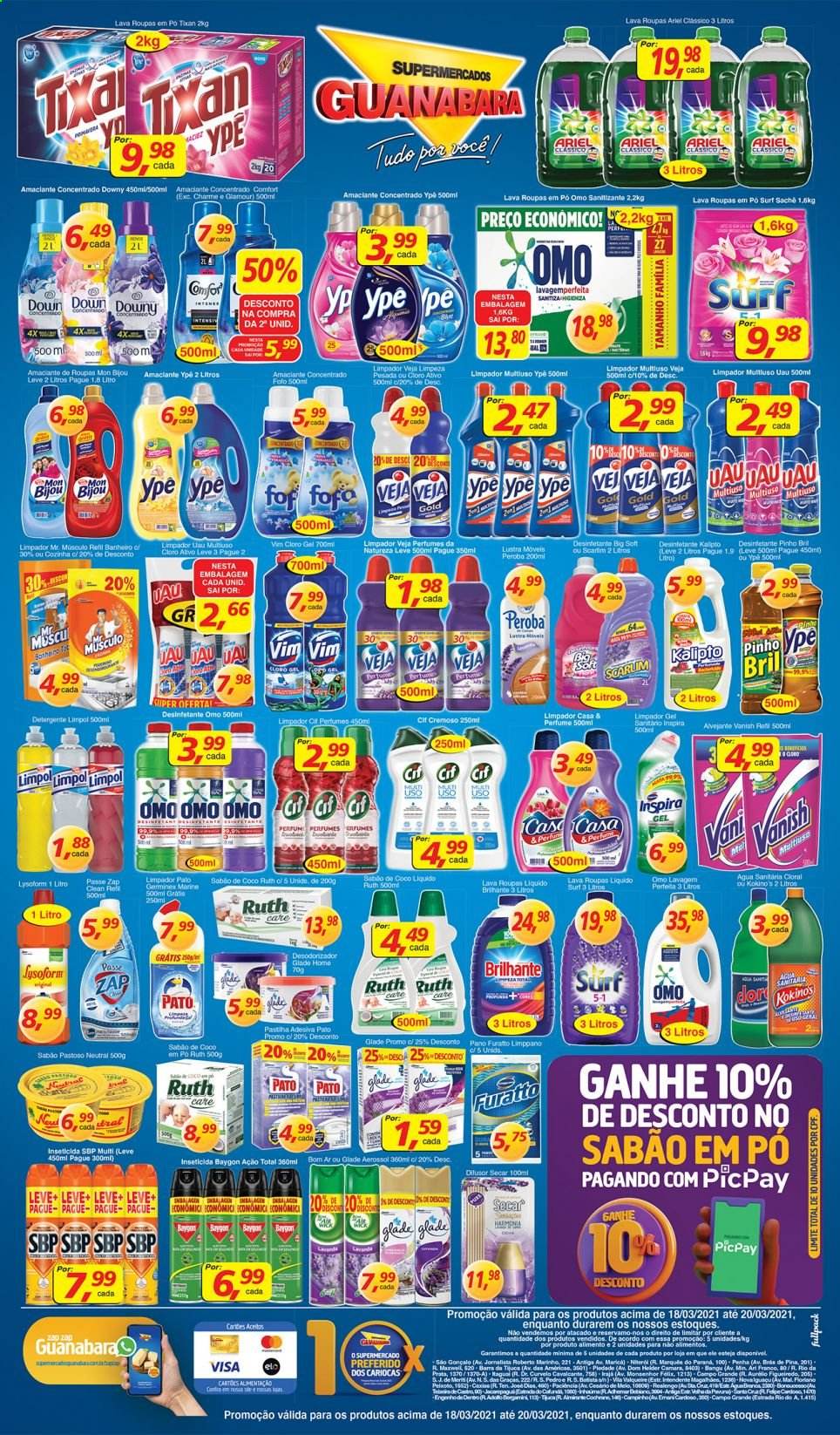 Folheto Supermercados Guanabara - 18/03/2021 - 20/03/2021. Página 11