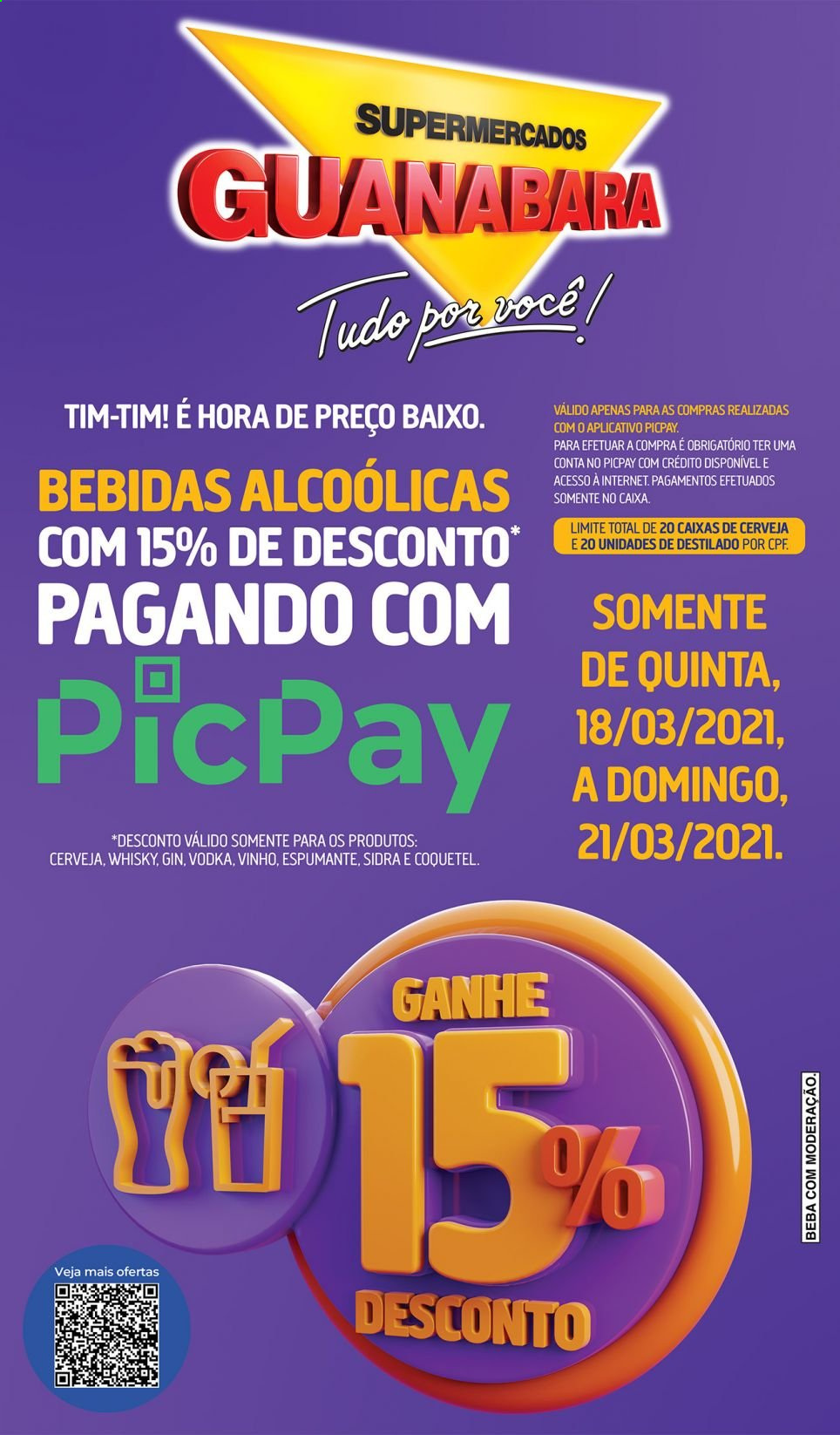Folheto Supermercados Guanabara - 18/03/2021 - 20/03/2021. Página 12