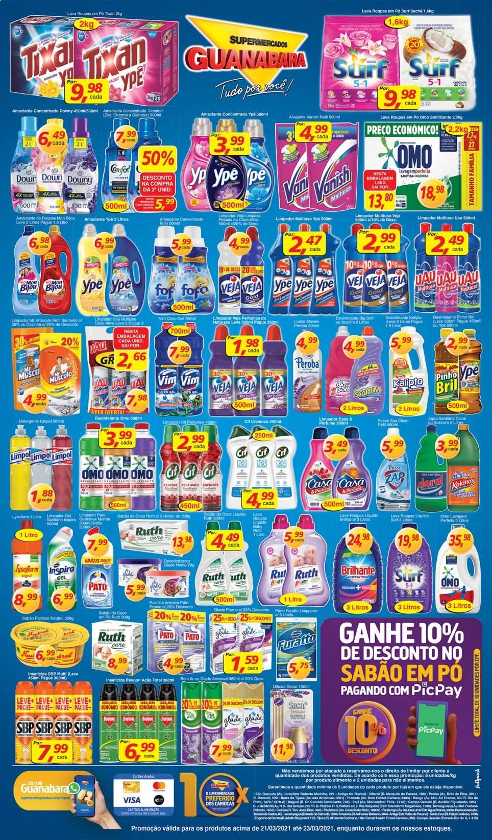 Folheto Supermercados Guanabara - 21/03/2021 - 23/03/2021. Página 11