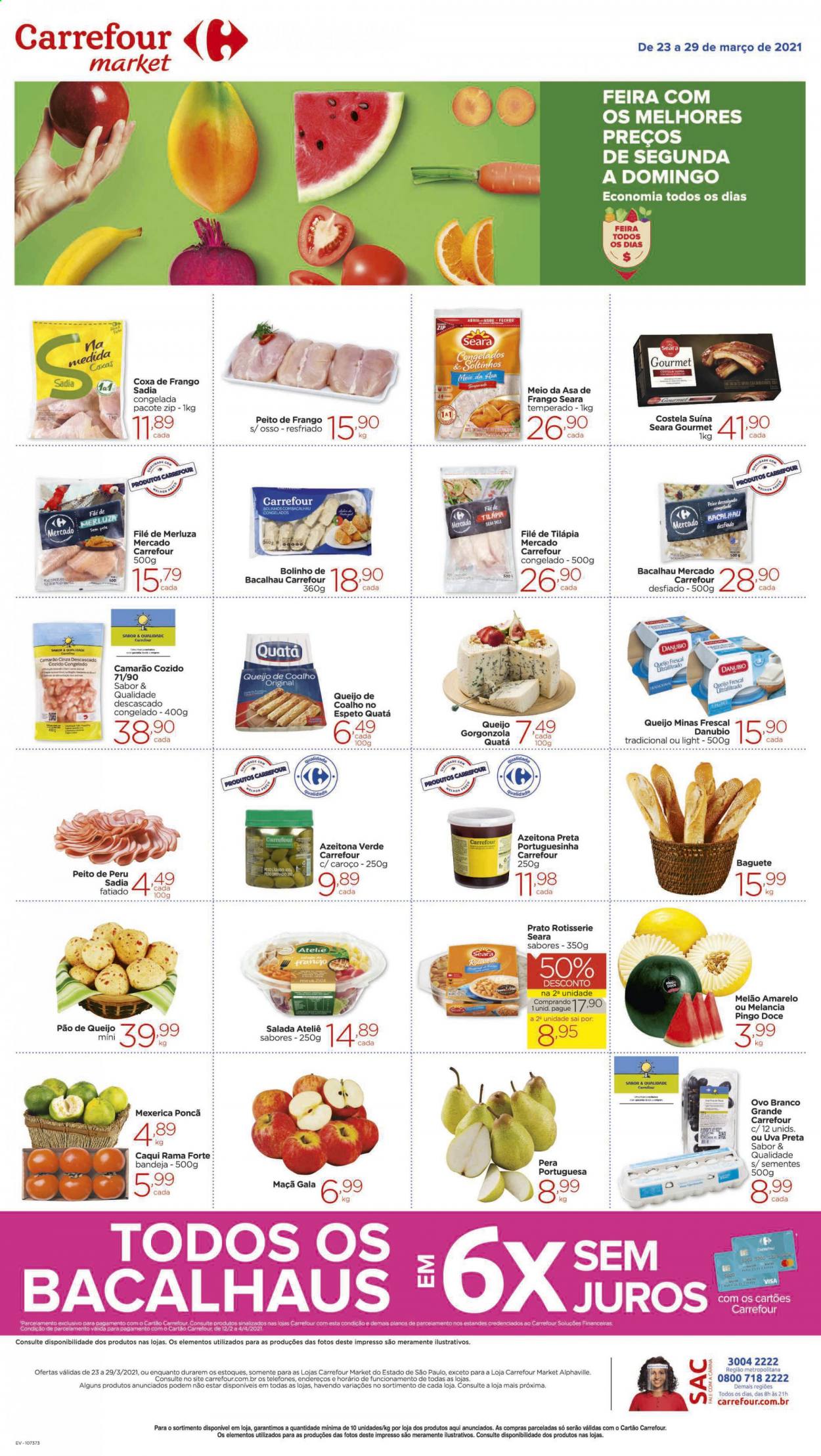 Folheto Carrefour Market - 23/03/2021 - 29/03/2021. Página 1