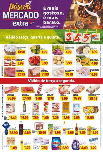 Folheto Mercado Extra - 23.03.2021 - 29.03.2021.