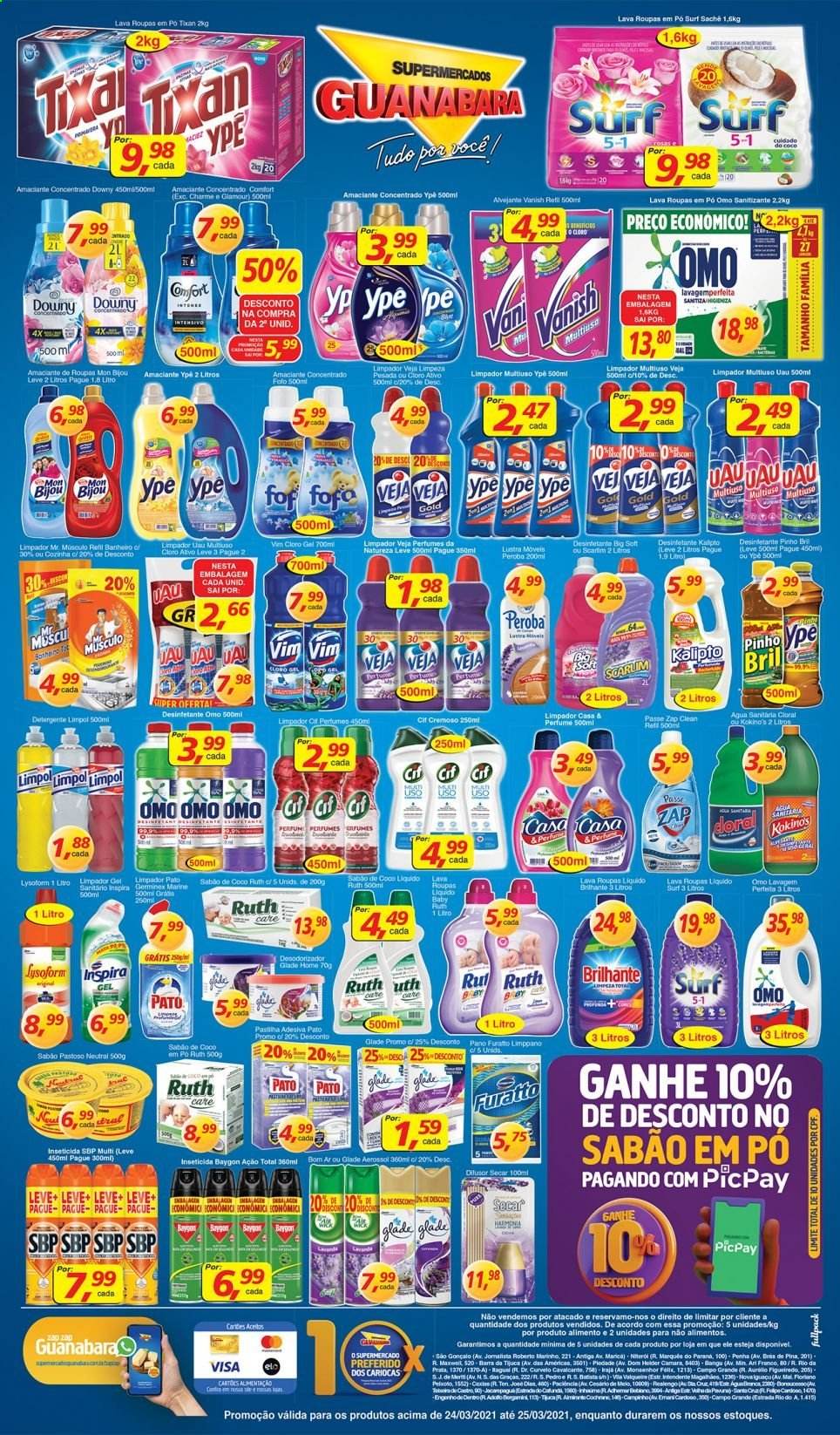Folheto Supermercados Guanabara - 24/03/2021 - 25/03/2021. Página 11