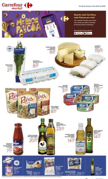 Folheto Carrefour Market - 24.03.2021 - 04.04.2021.