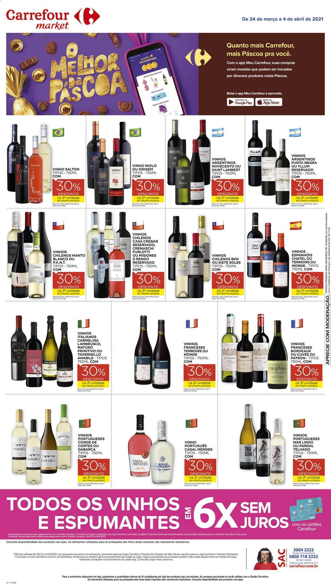 Folheto Carrefour Market - 24/03/2021 - 04/04/2021. Página 2