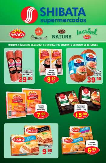 Folheto Shibata Supermercados - 26.03.2021 - 04.04.2021.