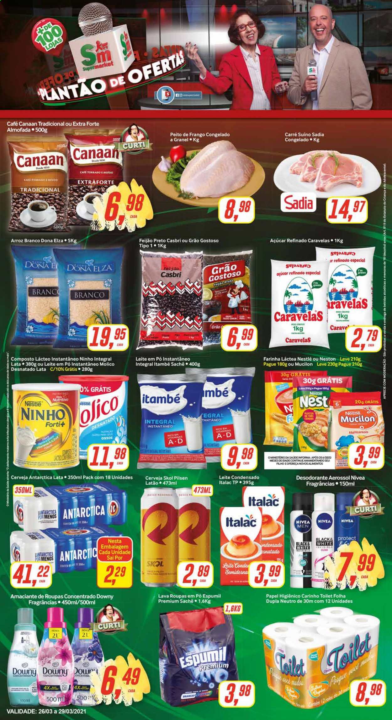 Folheto Rede Supermarket - 26/03/2021 - 29/03/2021. Página 1