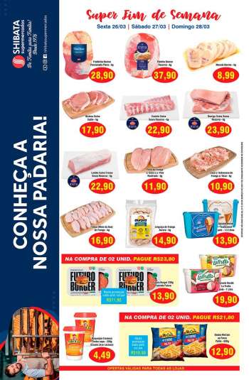Folheto Shibata Supermercados - 26.03.2021 - 28.03.2021.