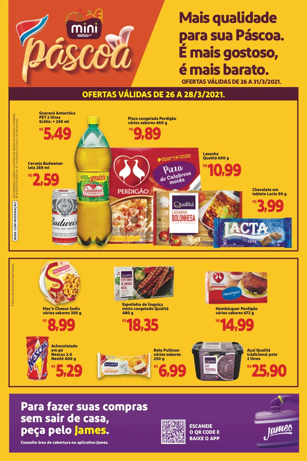 Folheto Mini Extra - 26/03/2021 - 31/03/2021. Página 1