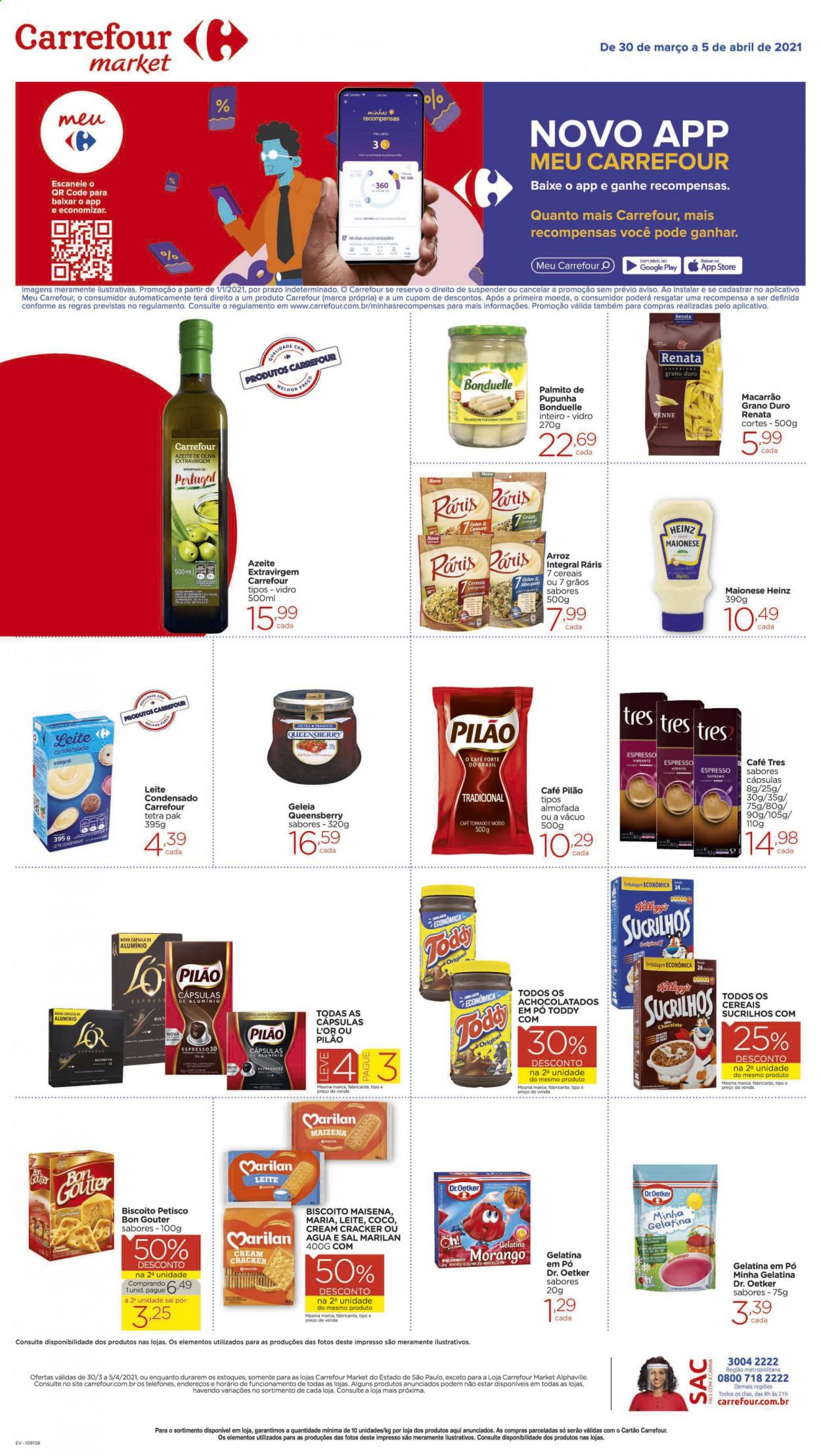 Folheto Carrefour Market - 30/03/2021 - 05/04/2021. Página 2