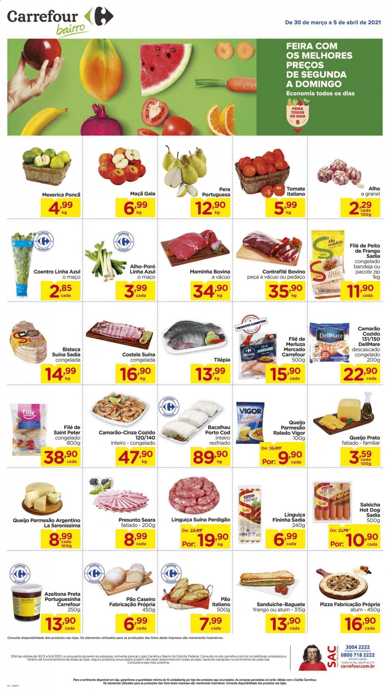 Folheto Carrefour Bairro - 30/03/2021 - 05/04/2021. Página 1