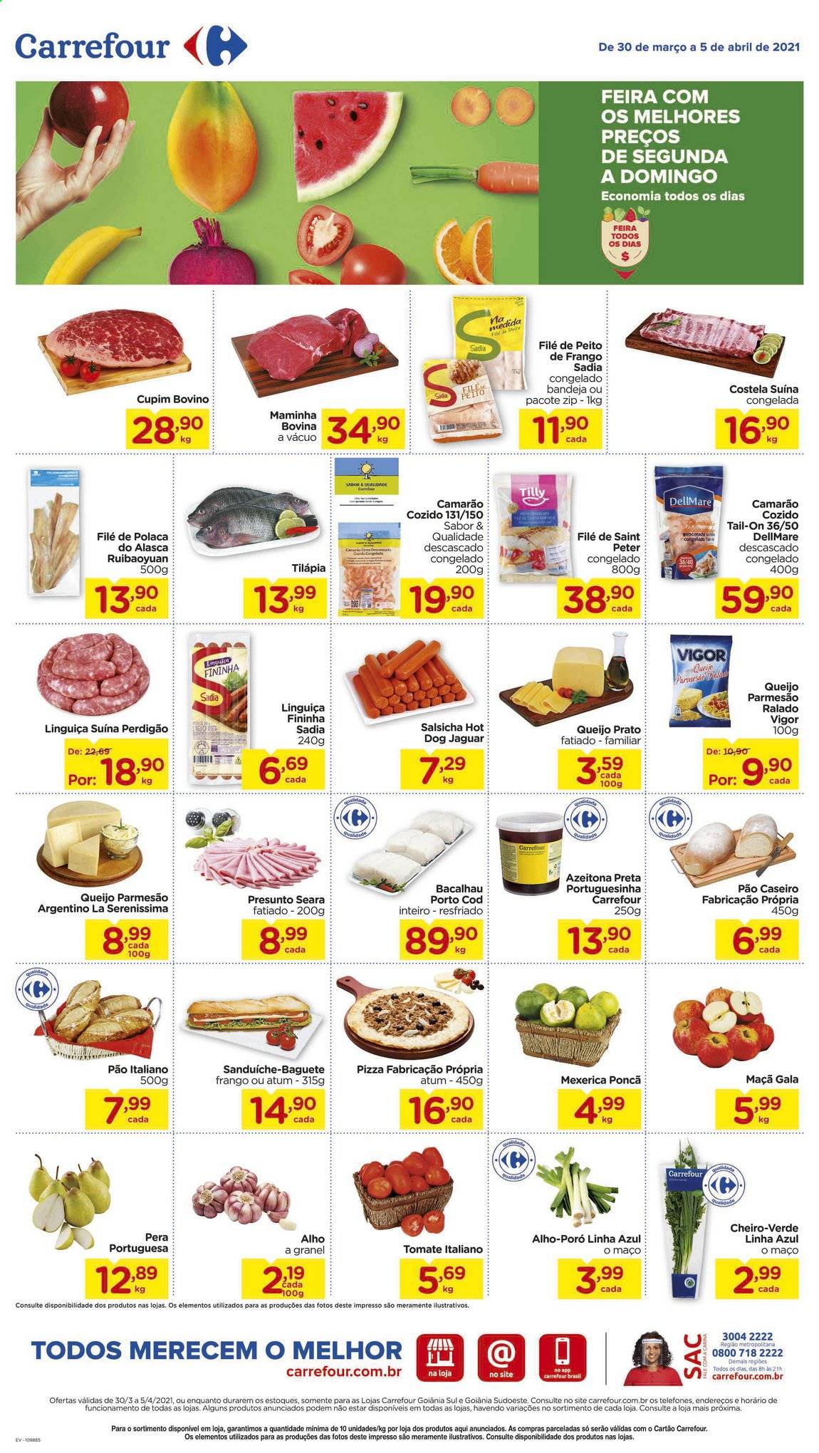 Folheto Carrefour Hiper - 30/03/2021 - 05/04/2021. Página 1