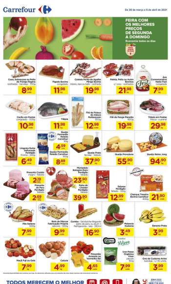 Folheto Carrefour Hiper - 30.03.2021 - 05.04.2021.