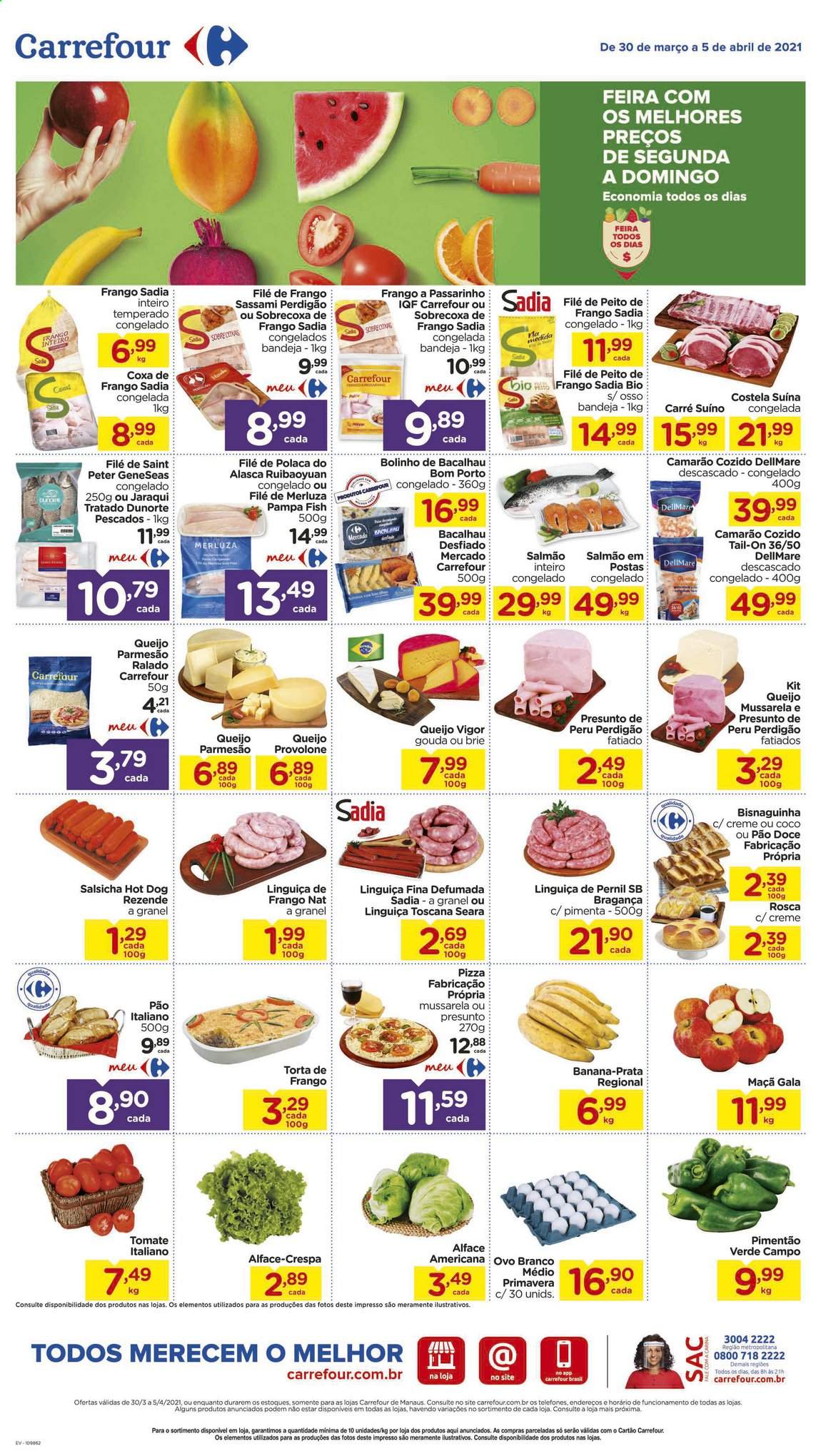 Folheto Carrefour Hiper - 30/03/2021 - 05/04/2021. Página 1