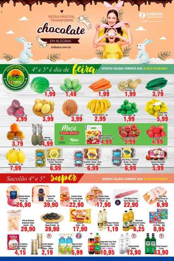 Folheto Shibata Supermercados - 31.03.2021 - 06.04.2021.
