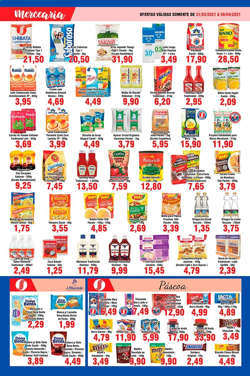 Folheto Shibata Supermercados - 31/03/2021 - 06/04/2021. Página 2