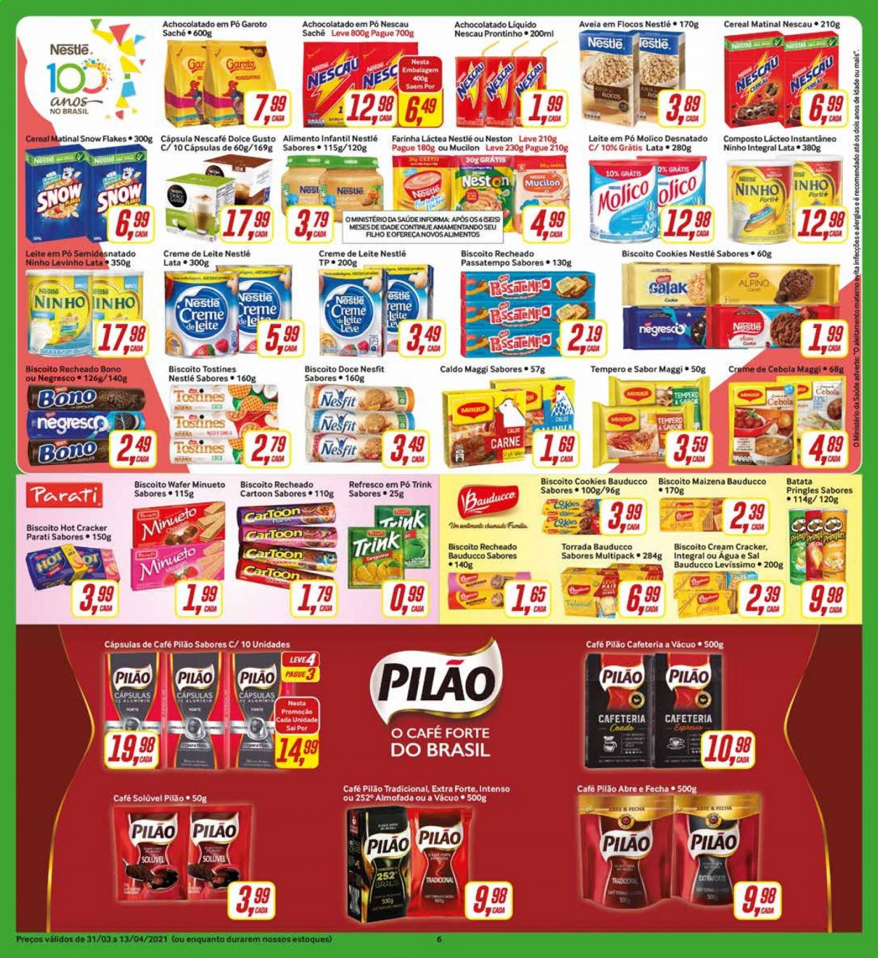 Folheto Rede Supermarket - 31/03/2021 - 13/04/2021. Página 6
