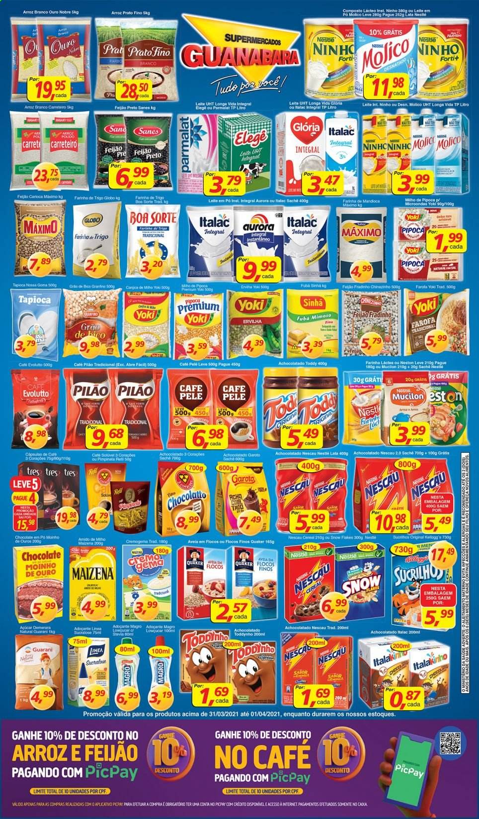 Folheto Supermercados Guanabara - 31/03/2021 - 01/04/2021. Página 2