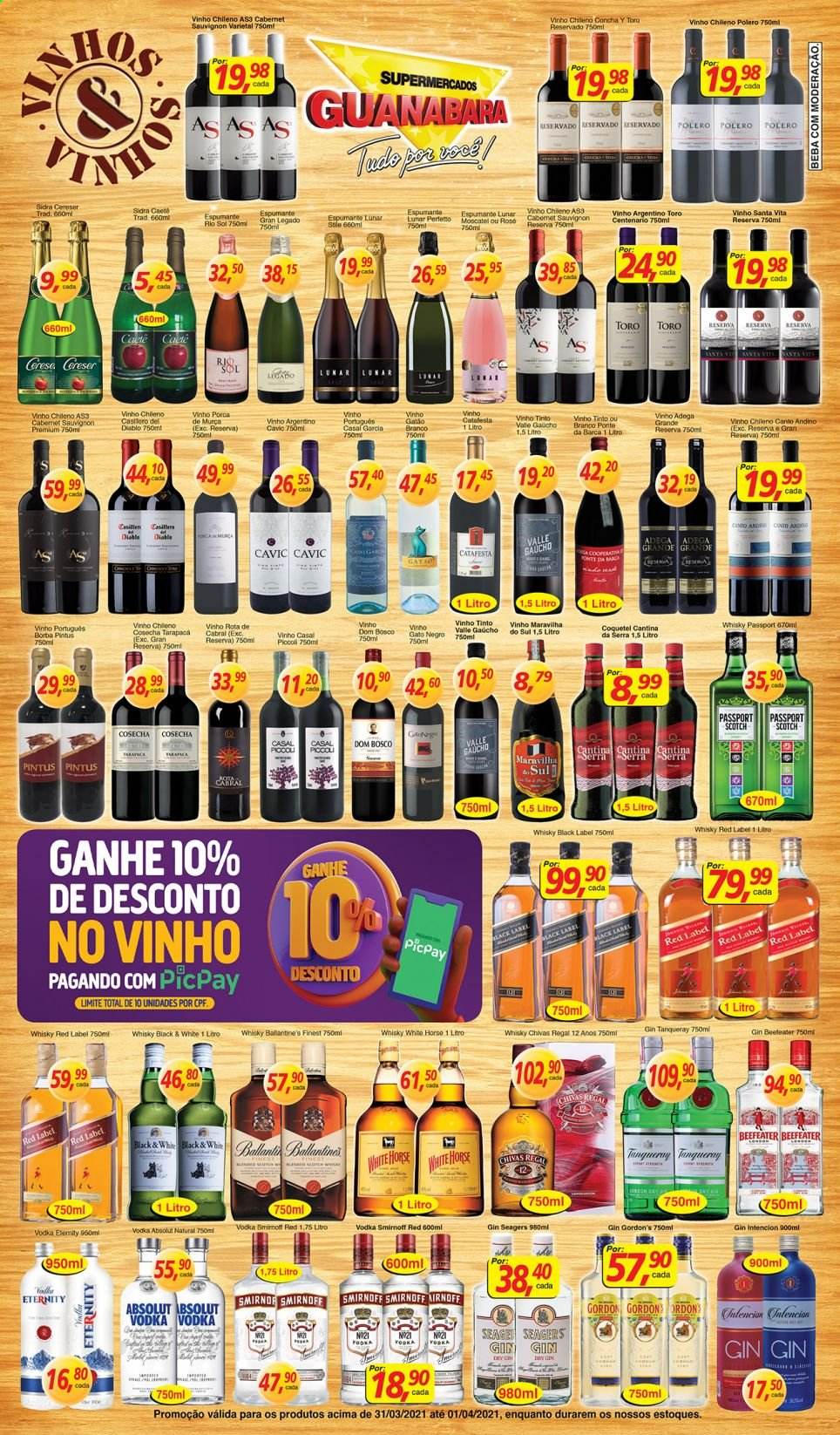 Folheto Supermercados Guanabara - 31/03/2021 - 01/04/2021. Página 6
