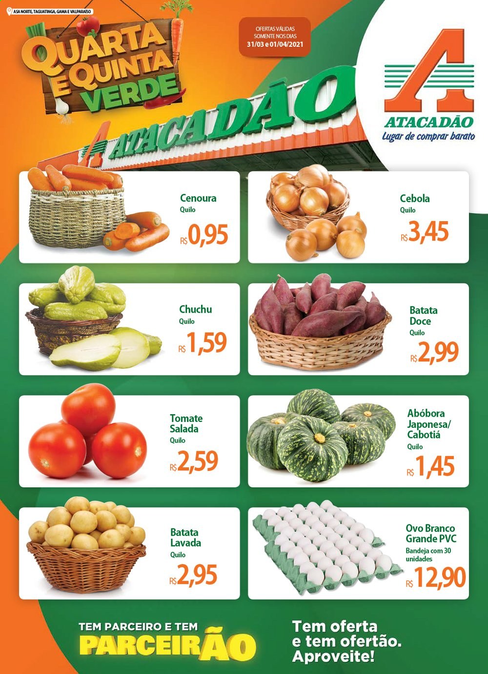 Folheto Atacadão - 31/03/2021 - 01/04/2021. Página 1