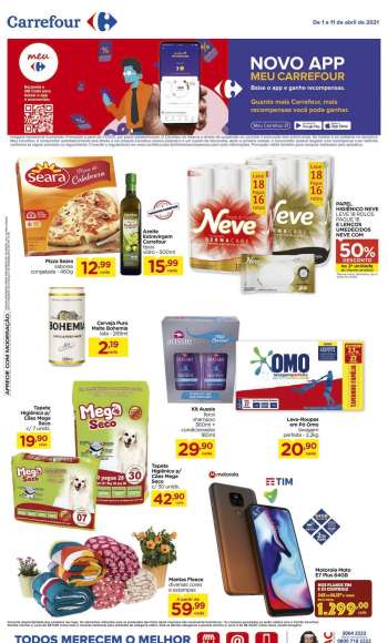 Folheto Carrefour Hiper - 01.04.2021 - 11.04.2021.