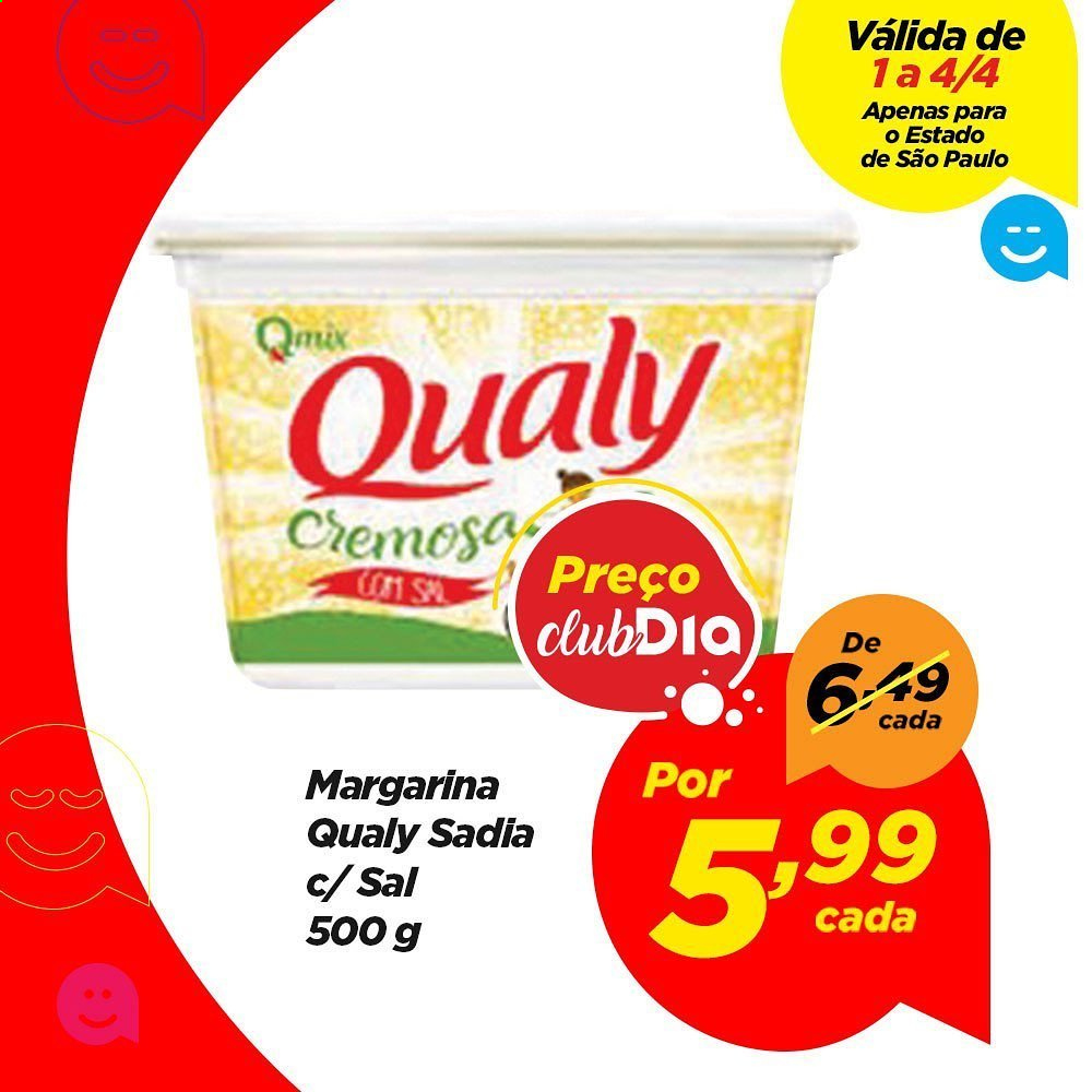 thumbnail - Folheto Dia - 01/04/2021 - 04/04/2021 - Produtos em promoção - margarina, sal. Página 2.