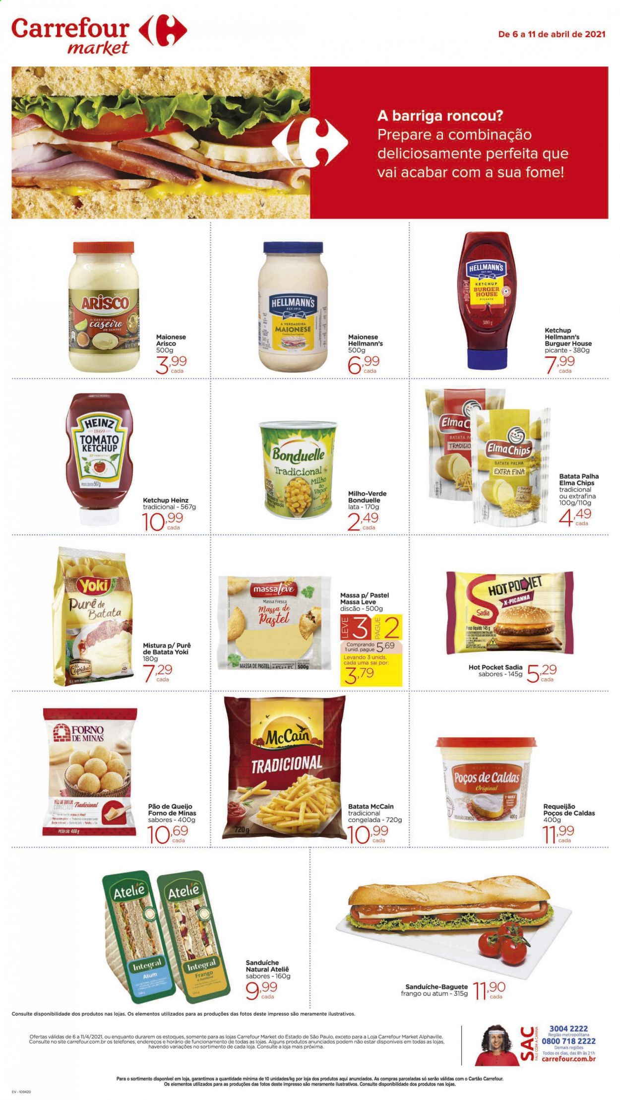 Folheto Carrefour Market - 06/04/2021 - 11/04/2021. Página 2