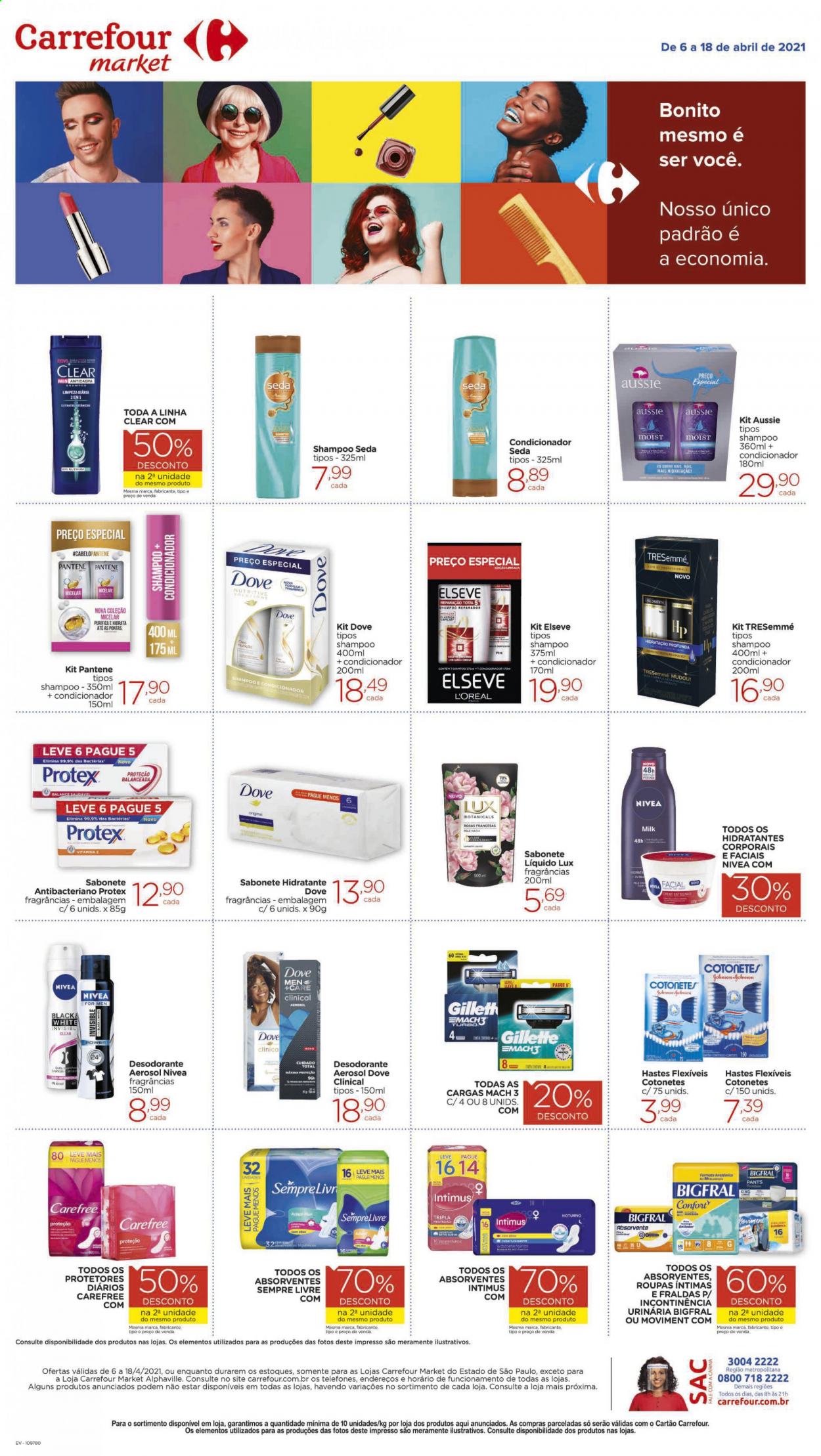 Folheto Carrefour Market - 06/04/2021 - 18/04/2021. Página 1